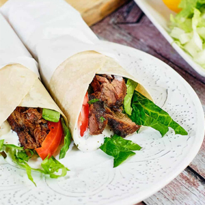 Beef Shawarma Wrap